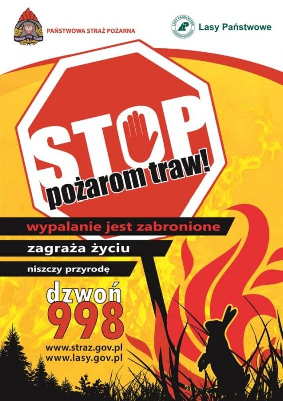 STOP pożarom traw!