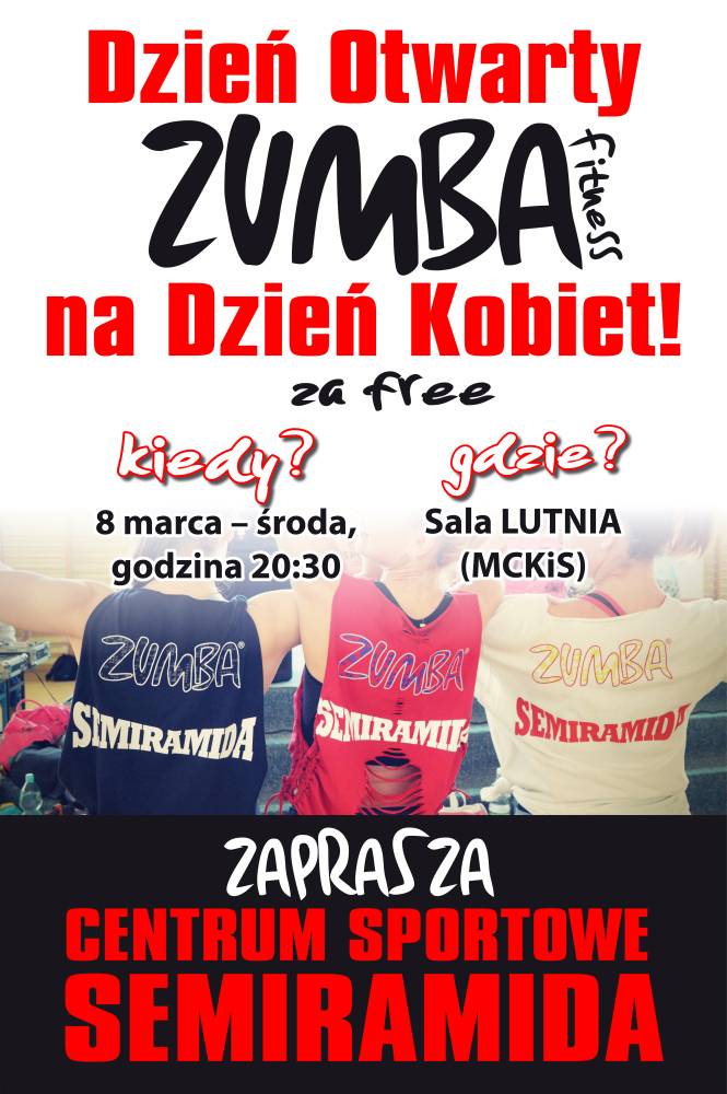 Darmowa Zumba na Dzień Kobiet!