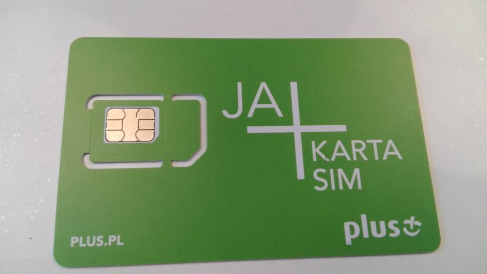 Znaleziono kartę sim