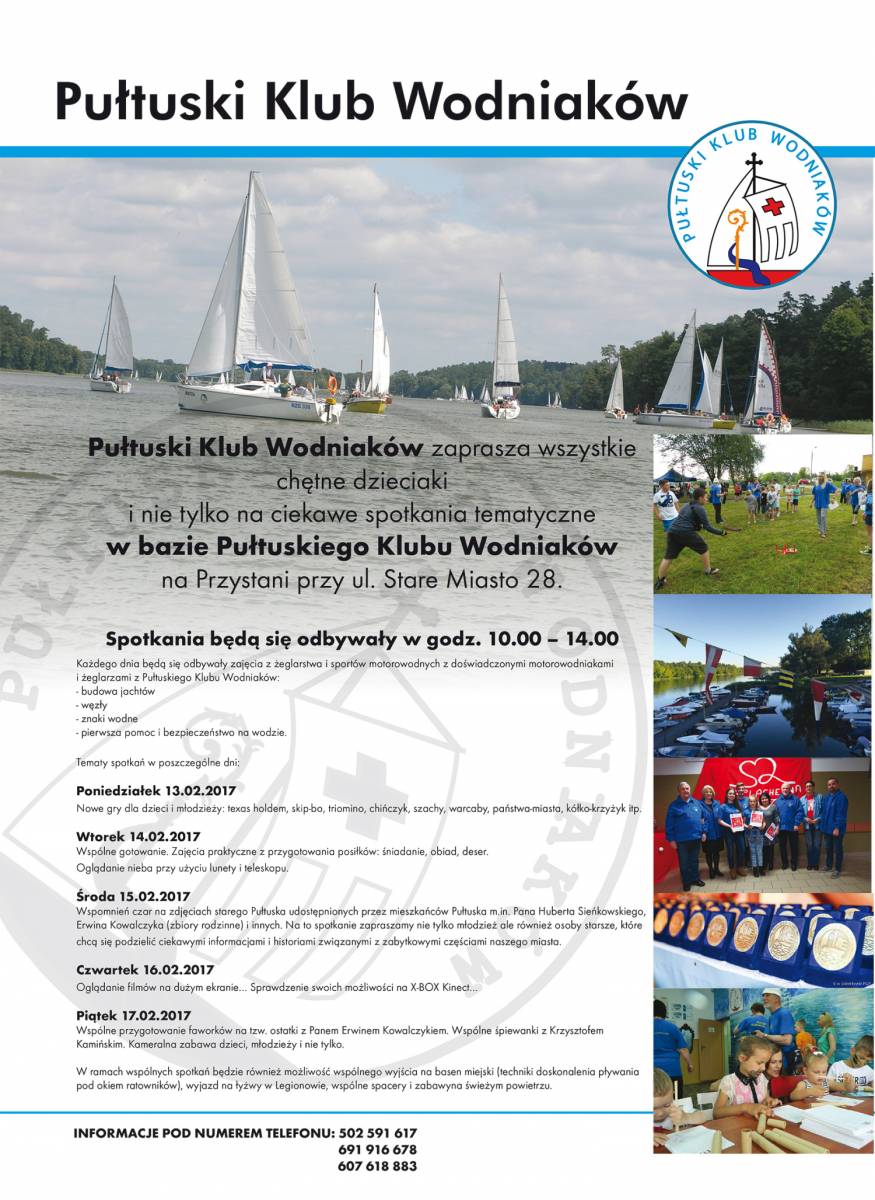 Zapraszamy na ferie z wodniakami