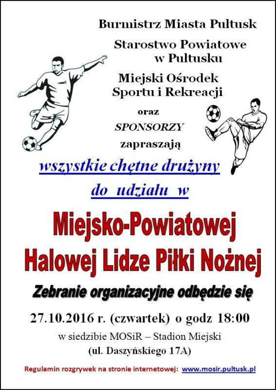Zgłoś swoją drużynę do turnieju