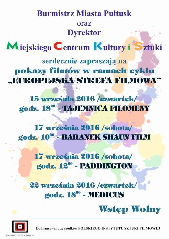 MCKiS zaprasza na darmowe seanse