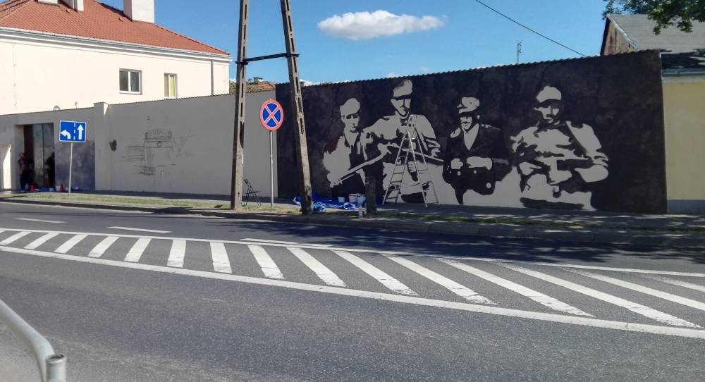 Powstaje mural ku pamięci Żołnierzy Wyklętych