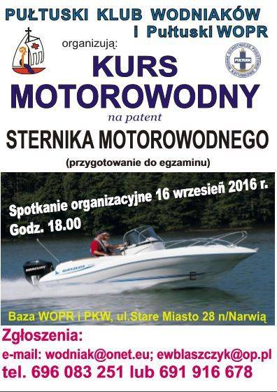 Kurs motorowodny