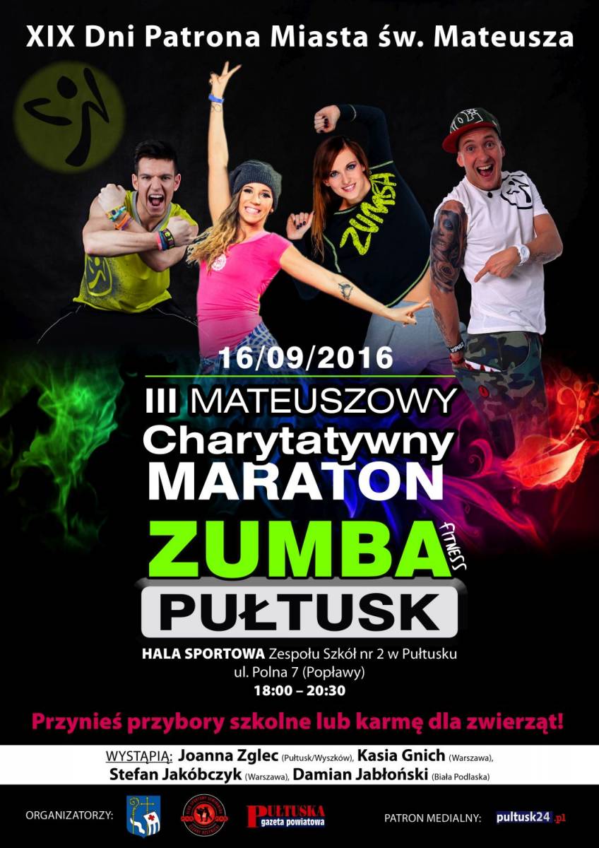 III Mateuszowy Charytatywny Maraton Zumba Fitness