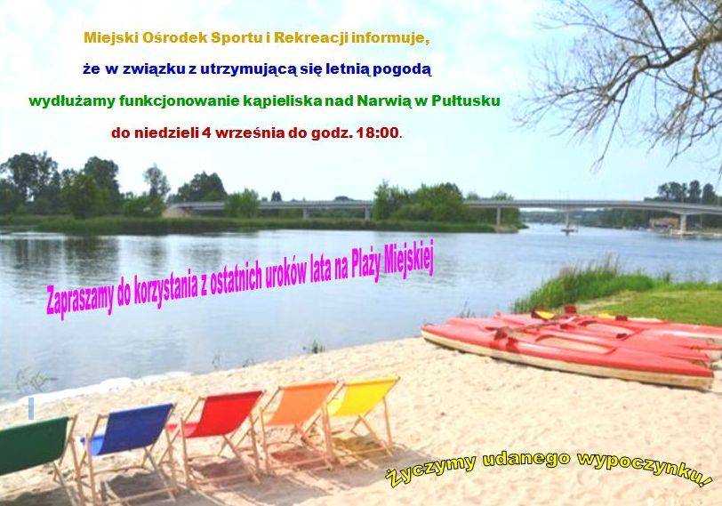Plażowanie do 4 września