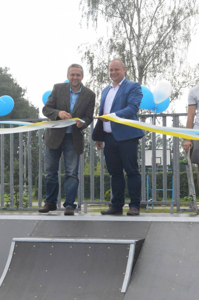 Zmodernizowany skatepark