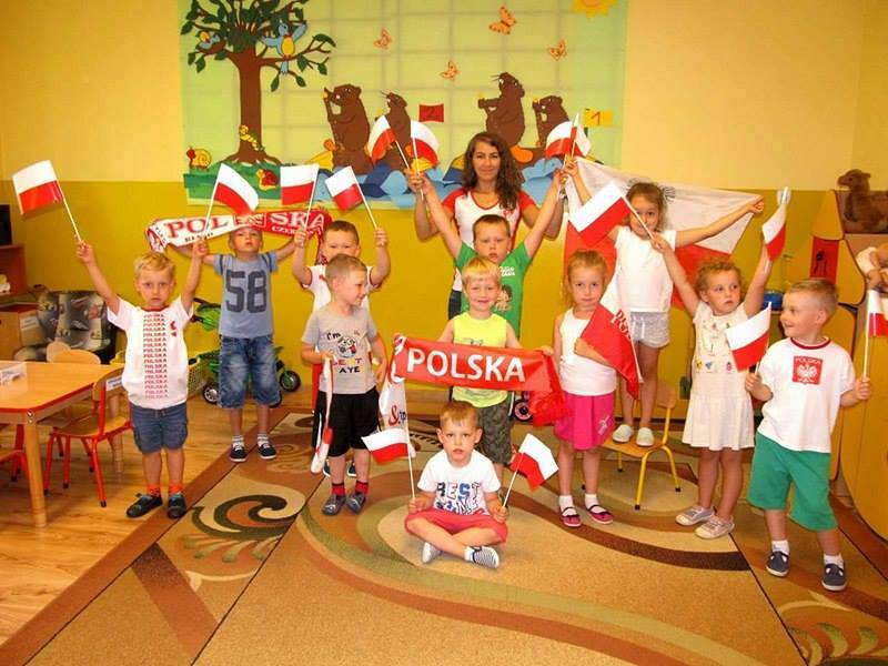 Przedszkolaki gotowe na ćwierćfinał Polaków!