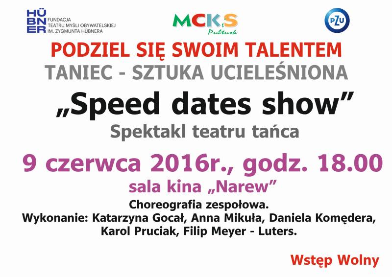 Podziel się swoim talentem - spektakl teatru tańca