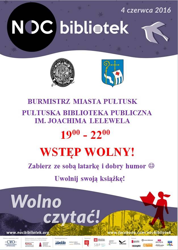 Zaproszenie na Noc Bibliotek