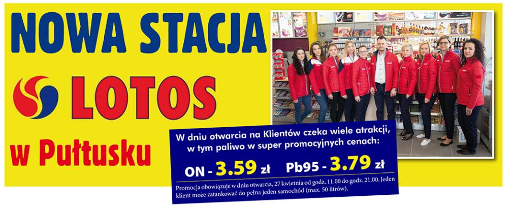 Już dziś otwarcie stacji paliw LOTOS!
