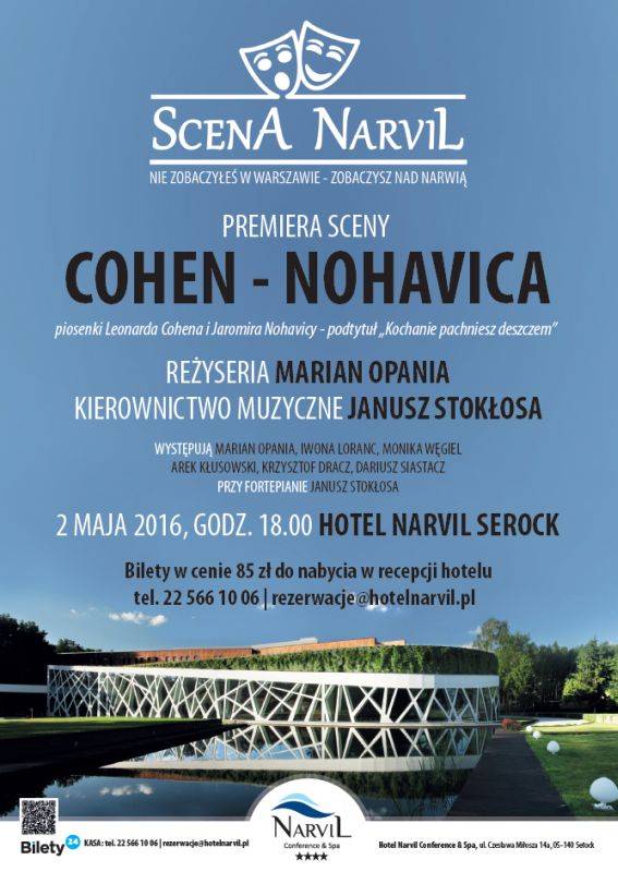 Wygraj podwójny bilet na „Cohen – Nohavica” w reżyserii Mariana Opanii