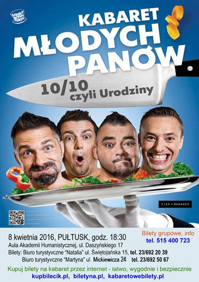 Kabaret Młodych Panów „10/10, czyli urodziny!” 
