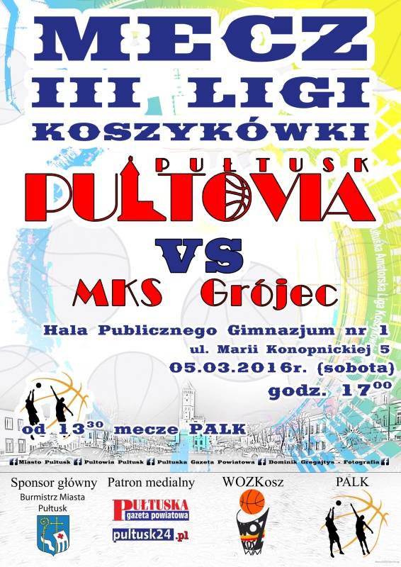 Pultovia podejmie Grójec w najbliższą sobotę