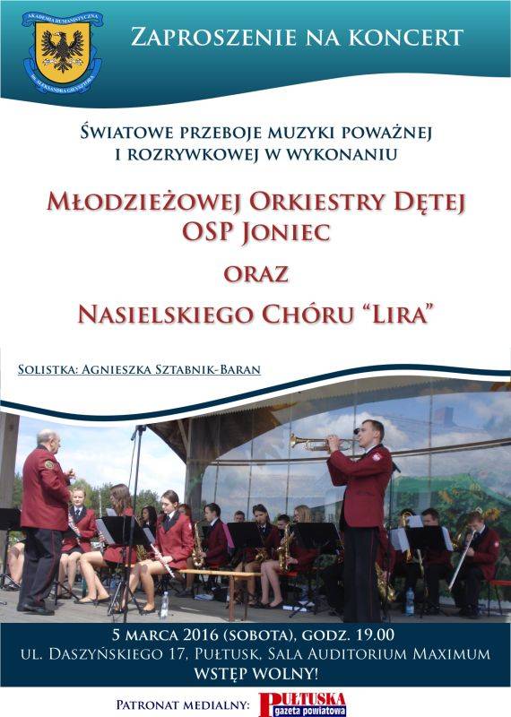 Akademia zaprasza na koncert