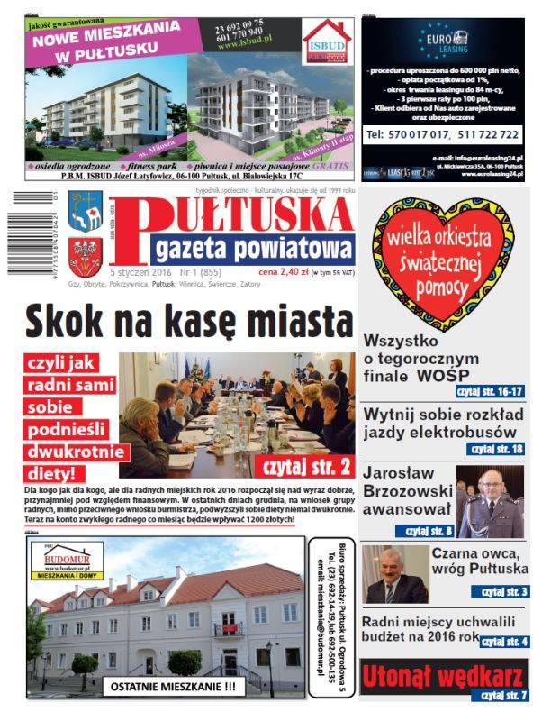W 1 numerze Pułtuskiej Gazety Powiatowej