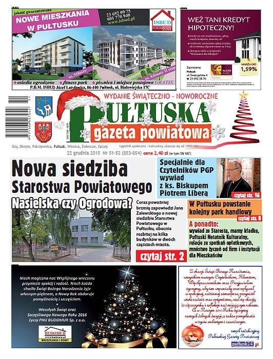 W świąteczno - noworocznym wydaniu PGP