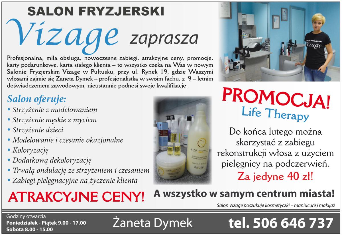 Salon Vizage zaprasza