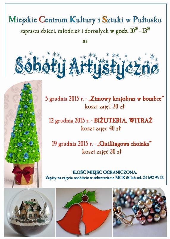 Soboty artystyczne w MSKiS