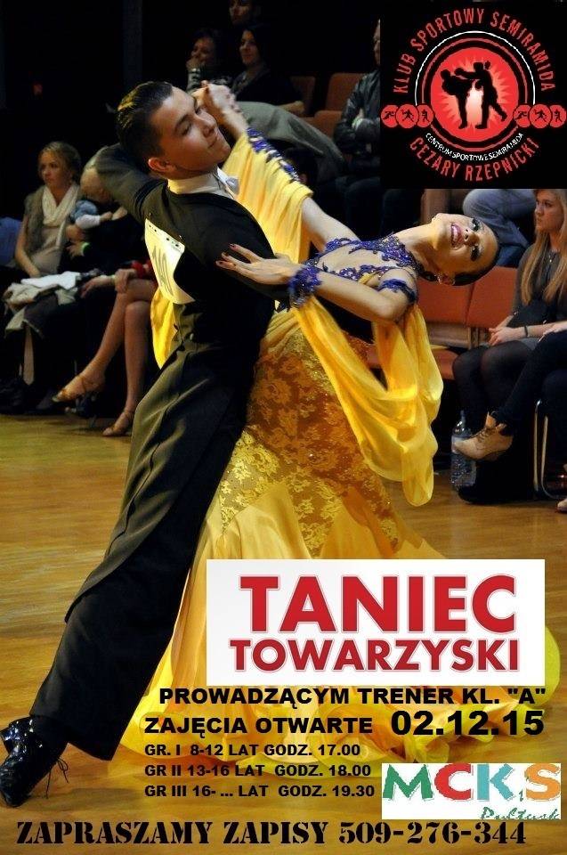 Zajęcia otwarte tańca towarzyskiego