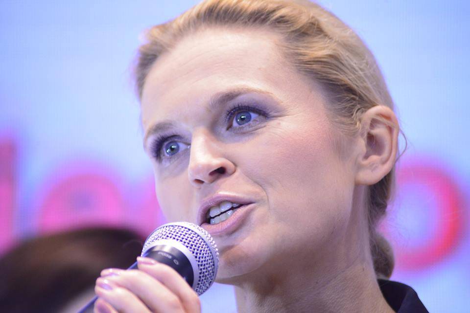 Barbara Nowacka w Pułtusku