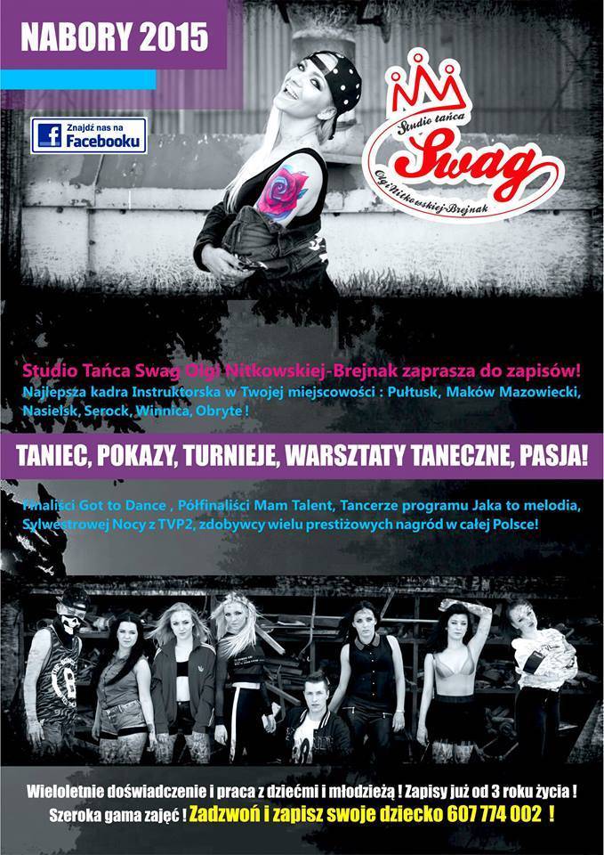 Studio Tańca Swag zaprasza na dzień otwarty