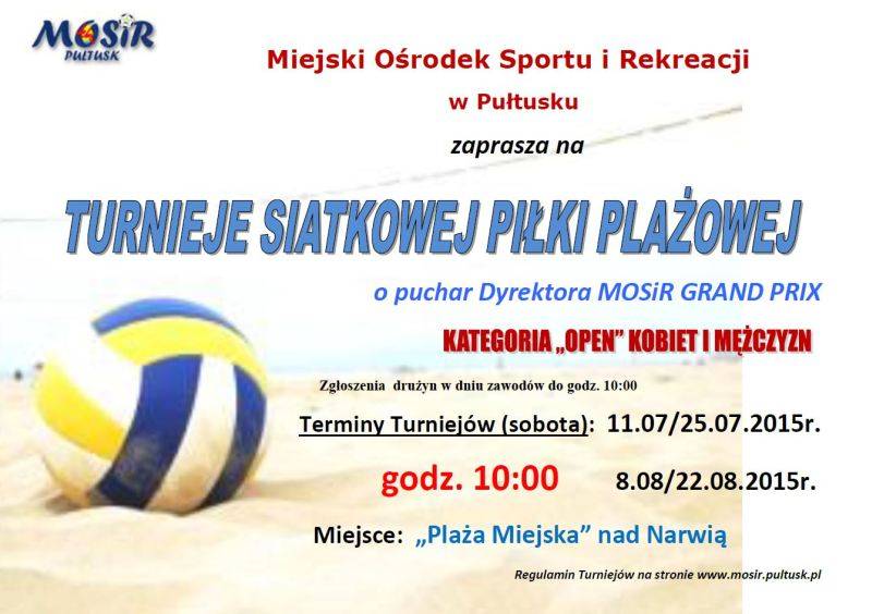 Pierwszy turniej już w najbliższą sobotę