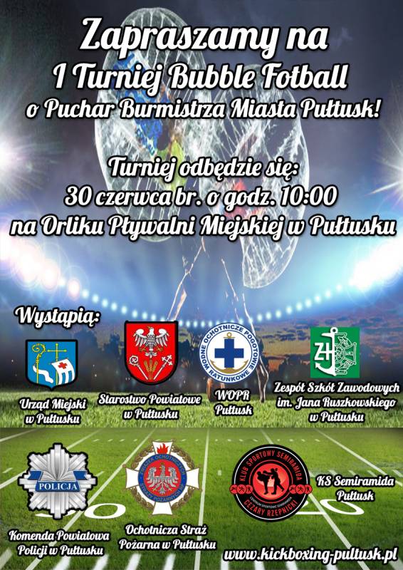 Bubble football w Pułtusku