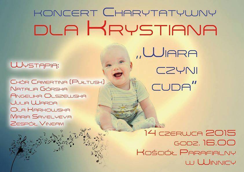 Zaśpiewają dla Krystiana