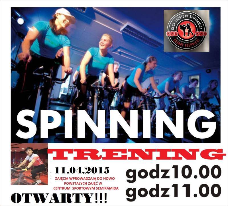 Otwarte zajęcia spinningu w Semiramidzie