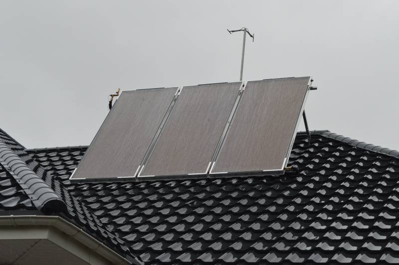 Pierwsza instalacja solarna