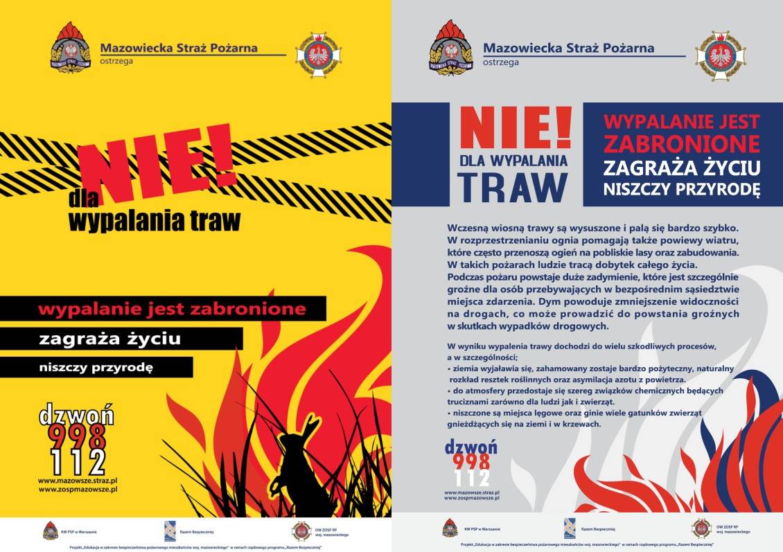 STOP wypalaniu traw!