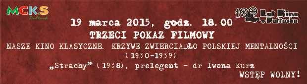 3 pokaz na 100 - lecie Kina