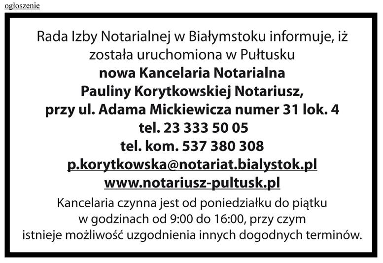 Kancelaria Notarialna