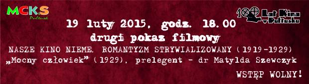 Zaproszenie na drugi pokaz filmowy