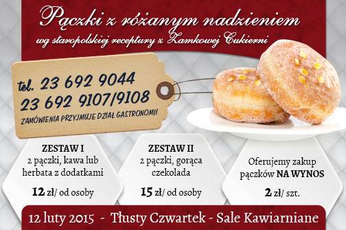 HOTEL ZAMEK DOM POLONII W PUŁTUSKU ZAPRASZA