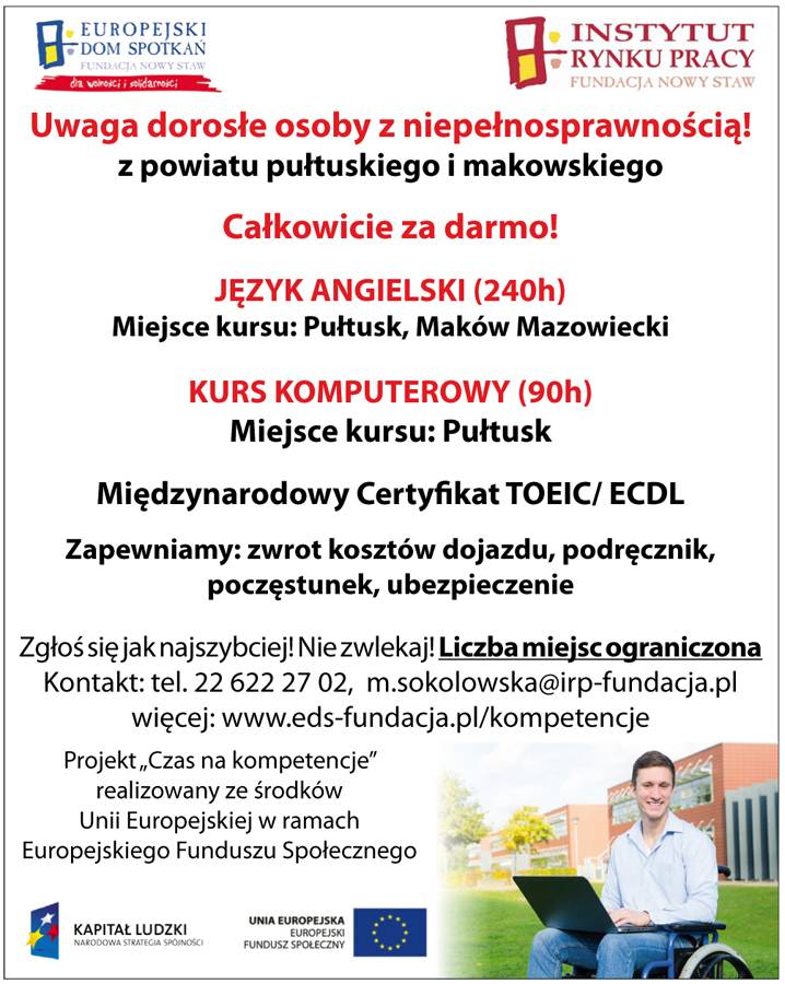 Kursy dla niepełnosprawnych