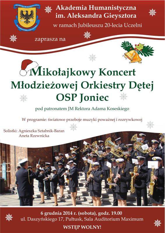 Akademia Humanistyczna zaprasza na koncert