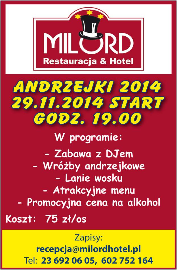 MILORD Andrzejki 2014