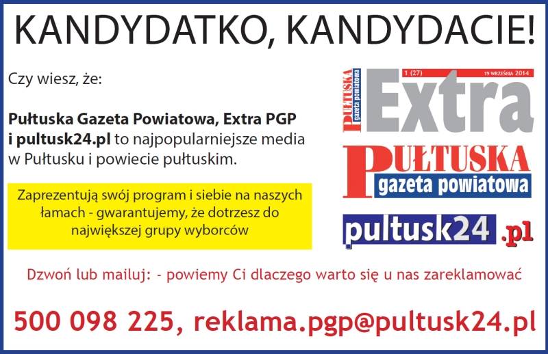 Kandydatko, kandydacie!