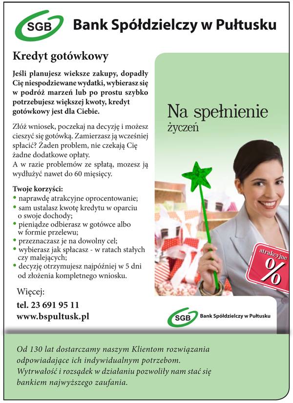 Kredyt gotówkowy