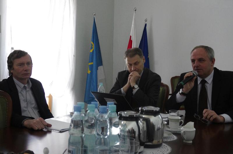 Konferencja prasowa burmistrza