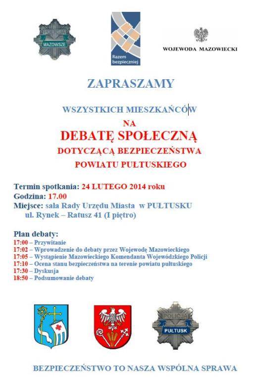 Zaproszenie na debatę