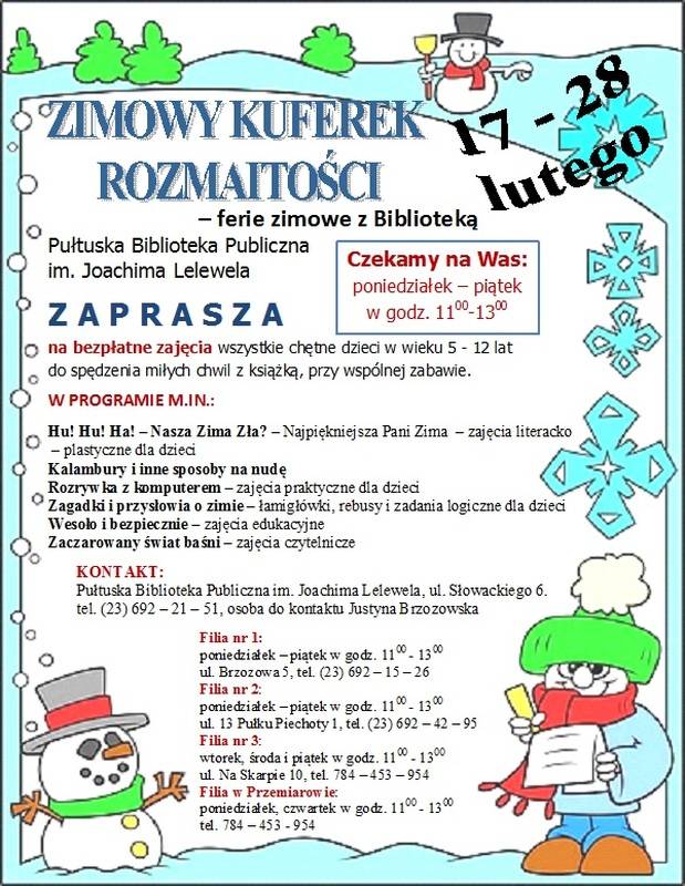 Ferie z Biblioteką