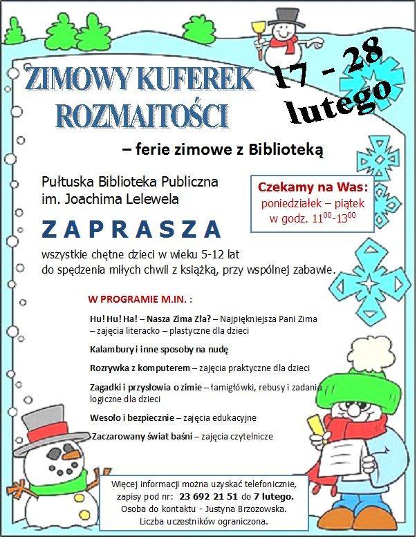 Ferie z biblioteką