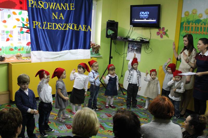 Pasowanie na przedszkolaka w „Urwisie”