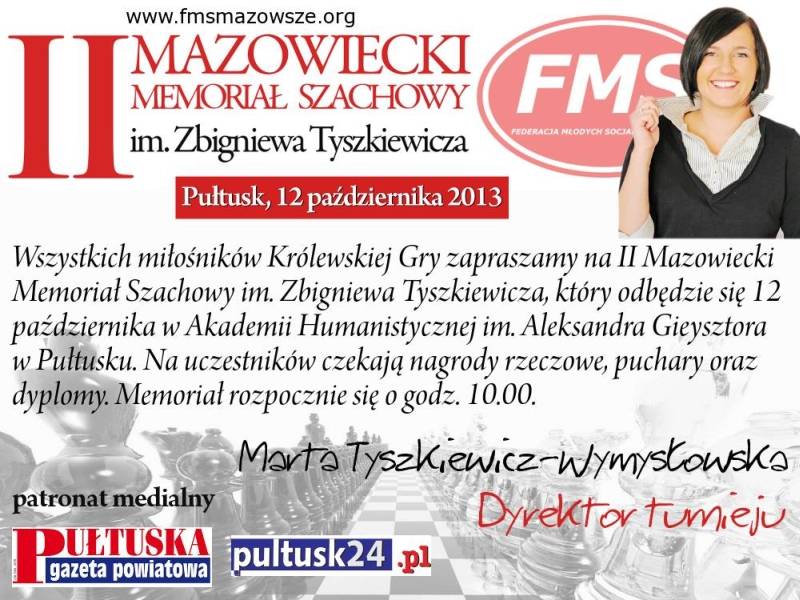 Dyrektor Turnieju zaprasza!