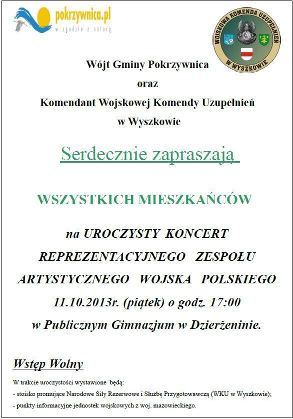Zaproszenie na koncert