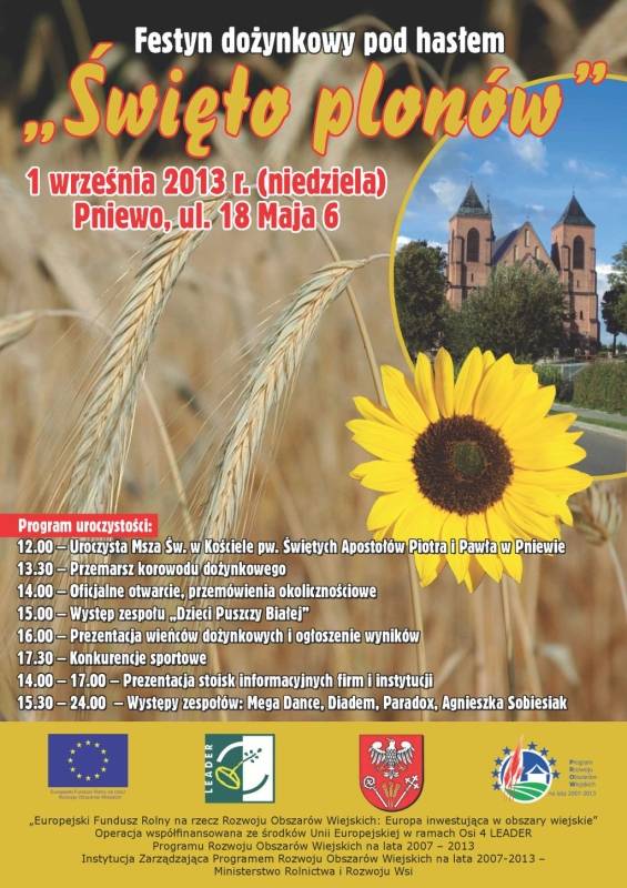 Święto plonów już w najbliższą niedzielę