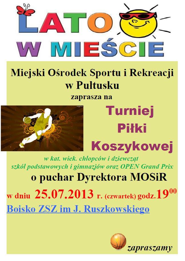 Koszykówka i siatkówka z MOSiR